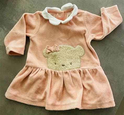 Baby Kleid Gr Mit B R Rosa Kaufen Auf Ricardo