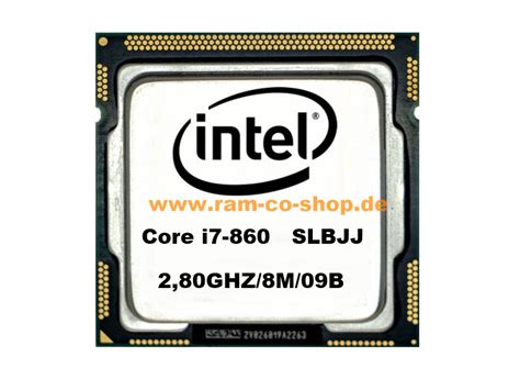 Intel CPU Core I7 860 SLBJJ 4x2 8GHz 4 Cores 8 Threads Sockel LGA1