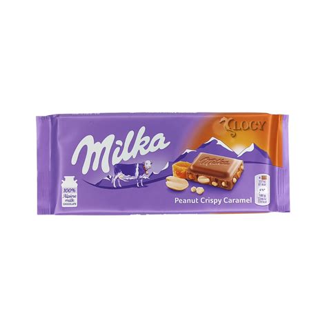 5 Barras De Chocolate Milka Ao Leite Amendoim E Caramelo Locy