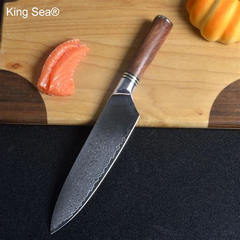 Aliexpress Buy King Sea Inch Damascus Chef Knife Japanese