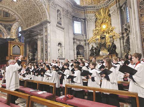 Cathedral Choir sings in St. Peter's Basilica - Intermountain Catholic