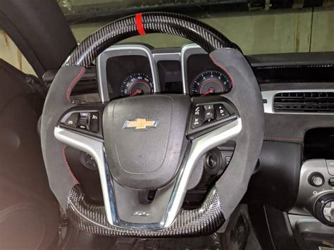 2012 2020 Camaro Carbon Fiber Steering Wheel Socal Garage Works