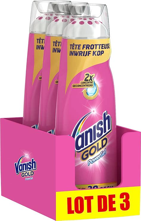 Vanish Powergel Gold Pre Wash Fabric Stain Remover 200 Ml Pack Of 3