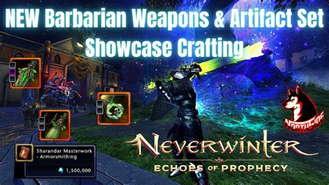 Neverwinter Mod New Barbarian Weapon Set New Masterwork Amulet