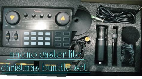 Maono Caster Lite S S With Au Am Microphone Condenser Unboxing