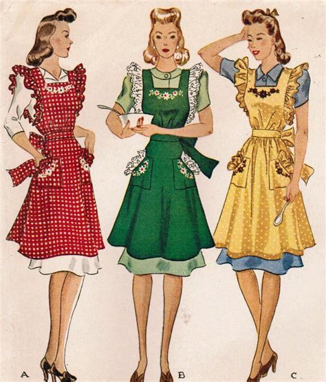 Cute Apron Pattern To Find Or Design Pinafore Apron Pattern Vintage