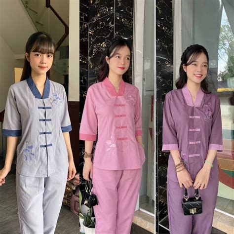 Women Buddhist Clothing Set, Meditation Clothes, Pajamasdo Bo Phat Tu ...