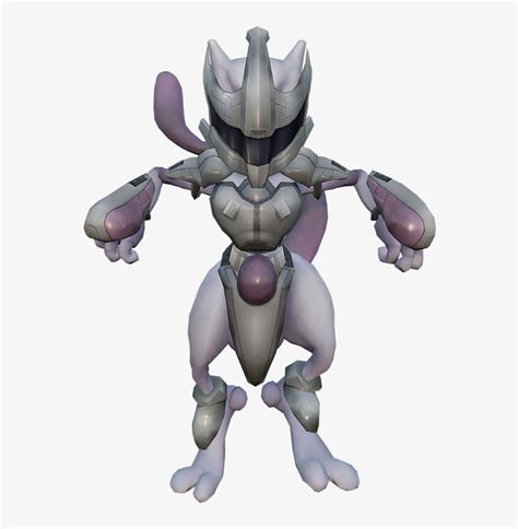 Armored Mewtwo For Project M Mewtwo Transparent Png 674x833 Free