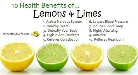 Benefits of lemons & lime | Lemon health benefits, Fruit health ...