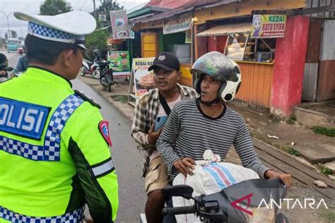 Polisi Temukan 1 678 Pelanggar Lalu Lintas Di Kendari Dalam Operasi