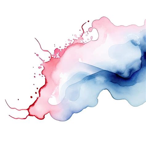 Premium Vector Colorful Abstract Watercolor Stain Vector