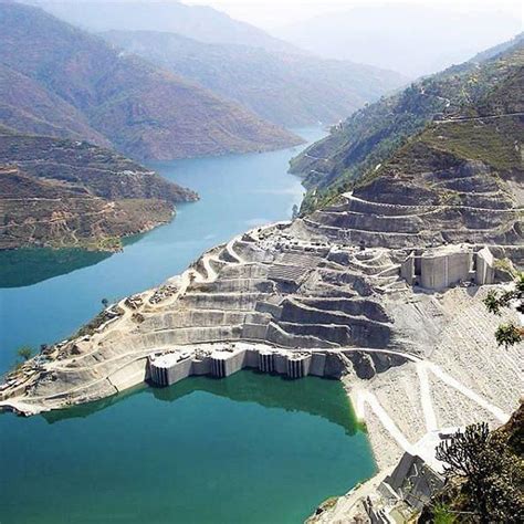 Tehri Dam Uttarakhand Monitored By Encardio Rite Mixed Media By