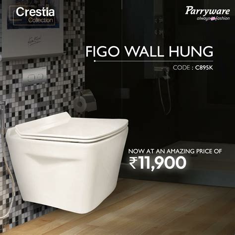 Wall Mounted Ceramic Parryware Toilet Seats At Rs In Gurgaon Id