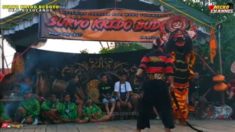 Metune Kewan Alas Rampok Singo Barong Jaranan Suryo Krido Budoyo Live