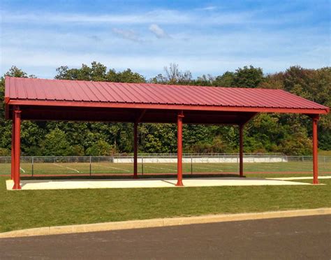 Steel I Beam Single Roof Savannah Rectangle Pavilions Pavilions By Shape