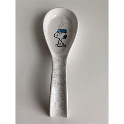 Peanuts Kitchen Peanuts Classic Snoopy Woodstock Ceramic Spoon Rest