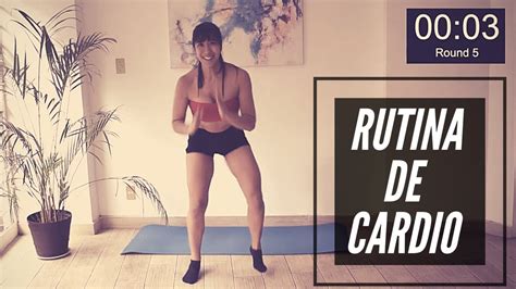 Rutina De Cardio Cardio Workout Youtube