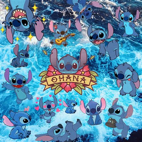 Stitch Collage Laptop Backgrounds Lilo And Stitch Collage Hd Phone