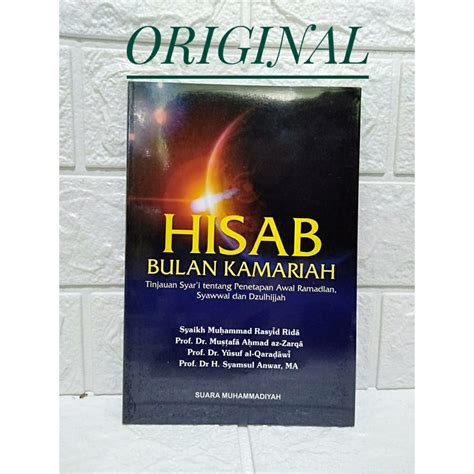 Jual Hisab Bulan Kamariah Penetapan Awal Ramadlan Syawwal Dan