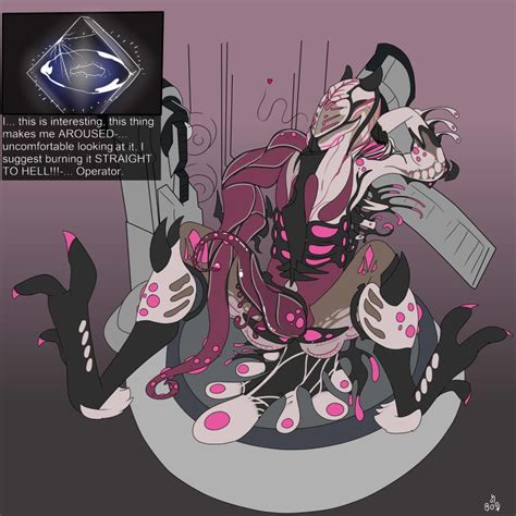 Rule 34 1boy Alien Anthro Helminth Charger Warframe Infestation Kubrow Warframe Male Male