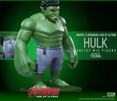 Marvel Avengers Age Of Ultron Artist Mix Figure Series Hulk Action Figure Hot Toys Artist