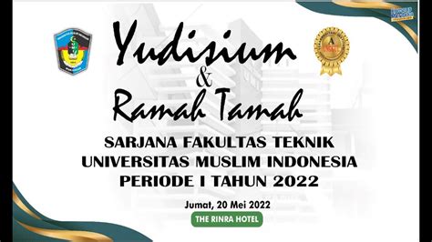 Yudisium Sarjana Teknik Umi Periode I Tahun Jumat Mei Di