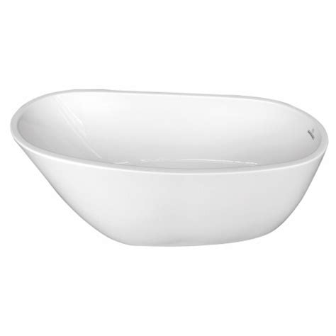 Aqua Eden VTRS683128 68 Inch Acrylic Single Slipper Freestanding Tub