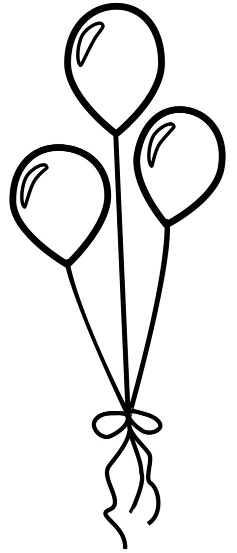 Balloon Outline Clipart Best