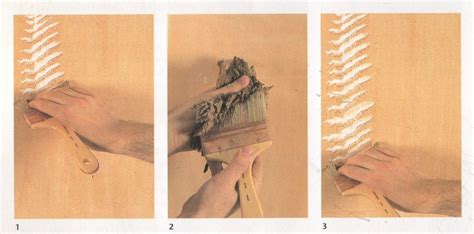 Oak Graining Tools Faux Brushes