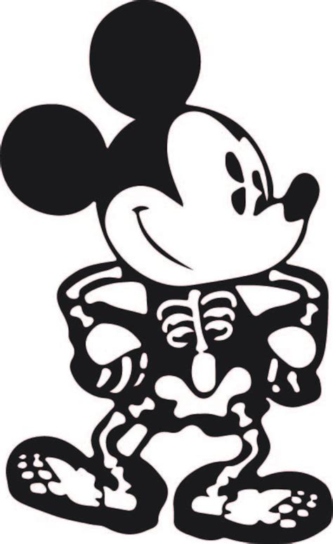 Digital Halloween Mickey Skeleton Download - Etsy