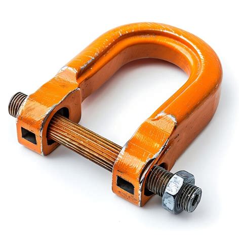 Premium Photo C Clamp With Orange Metal Body A Tool Used For Holding
