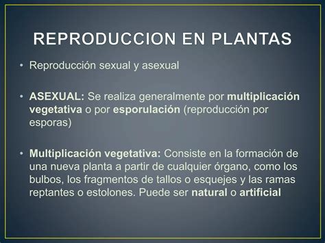 Reproduccion Sexual Y Asexual PPT