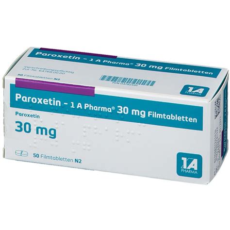 Paroxetin A Pharma Mg St Mit Dem E Rezept Kaufen Shop Apotheke