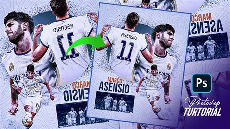 Photoshop Tutorial Make Marco Asensio Sport Graphic Youtube