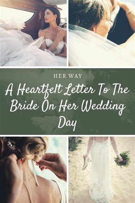 A Heartfelt Letter To The Bride On Her Wedding Day Letters To The