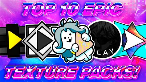 TOP 10 EPIC TEXTURE PACKS! FOR GEOMETRY DASH 2.11 [#18] – Geometry Dash ...