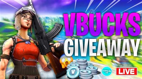 Live Vbucks Giveaway Creative Met Kijkers Fortnite Battle Royale