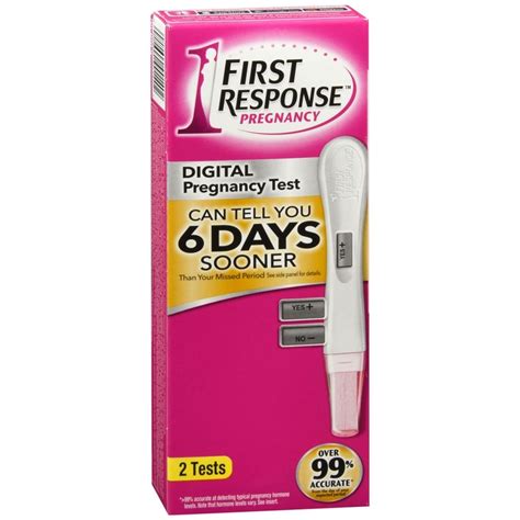 First Response Digital Pregnancy Tests Ea Medcare Wholesale