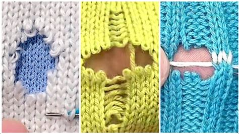 3 Great Ways To Repair Holes In Knitted Sweaters At Home Yourself