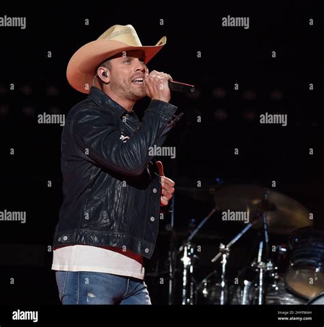 Dustin Lynch Attending The CMA Music Fest Nightly Concert Held At