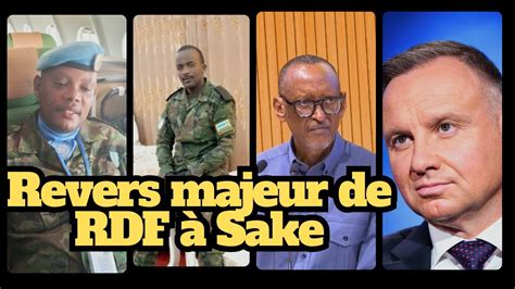 Rdf M Subit Un Revers Majeur Sake Sant D Clinante De Kagame