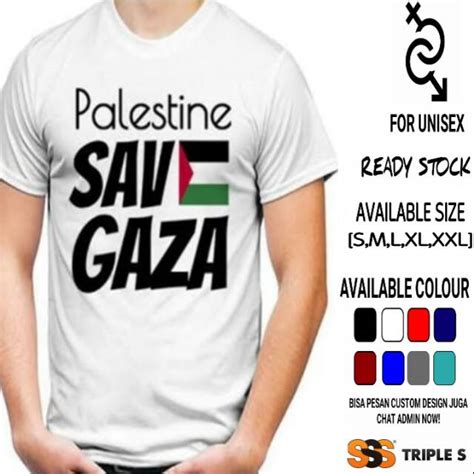 Jual KAOS DISTRO PALESTINE SAVE GAZA BENDERA GAZA T SHIRT DAKWAH ISLAMI