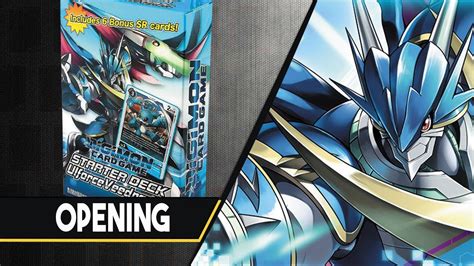 Opening Starter Deck Ulforceveedramon St Digimon Card Game Youtube