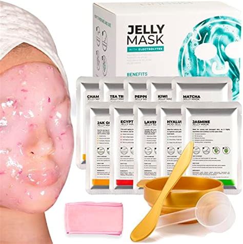 Amazon Dr Meinaier Rose K Gold Jelly Masks For Facials