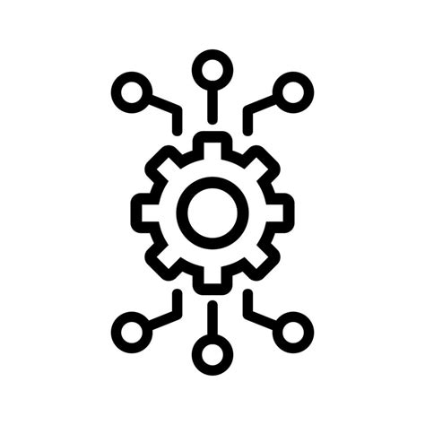 Automation Icon Vector Isolated Contour Symbol Illustration 9990635