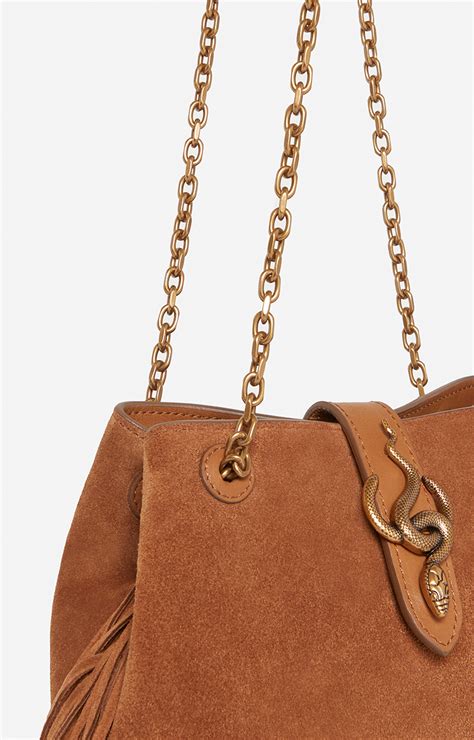 Cleo Small Bag Suede Leather Havane Vanessa Bruno