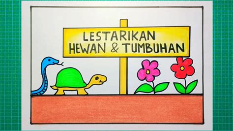 Gambar Poster Pelestarian Hewan Dan Tumbuhan Langka YouTube