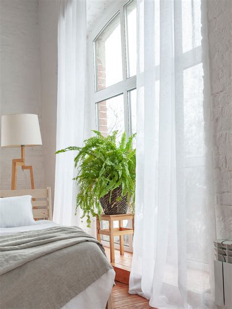 Купить тюль из натурального льна PROTEYA DECO.