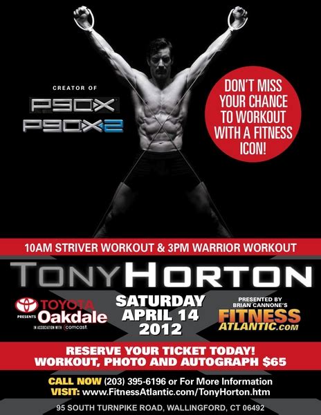 Fitness Atlantic Event Presents Live Workout with Tony Horton Creator ...