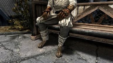 Pawboots For Moon Monk S Robes At Skyrim Special Edition Nexus Mods